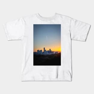 Downtown Austin Sunrise 7 Kids T-Shirt